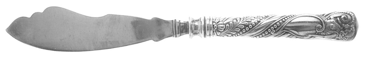Siren (Silverplate, 1891) Individual Fish Knife with Silverplate Blade by International Silver-1