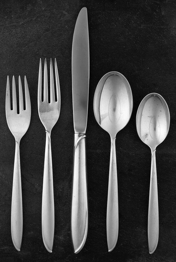 Silver Rhythm (Sterling, 1953) 40 Piece Estate Set by International Silver-1