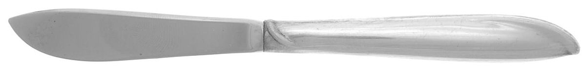 Silver Rhythm (Sterling, 1953) Modern Hollow Butter Spreader (Stainless) by International Silver-1