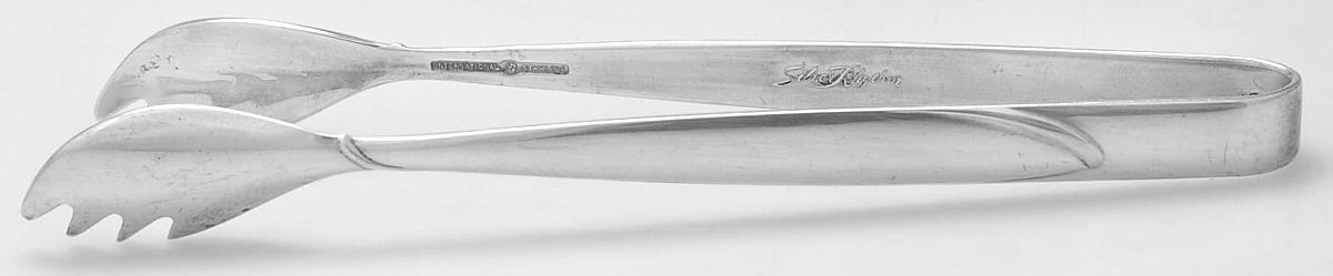 Silver Rhythm (Sterling, 1953) Sugar Tongs by International Silver-1
