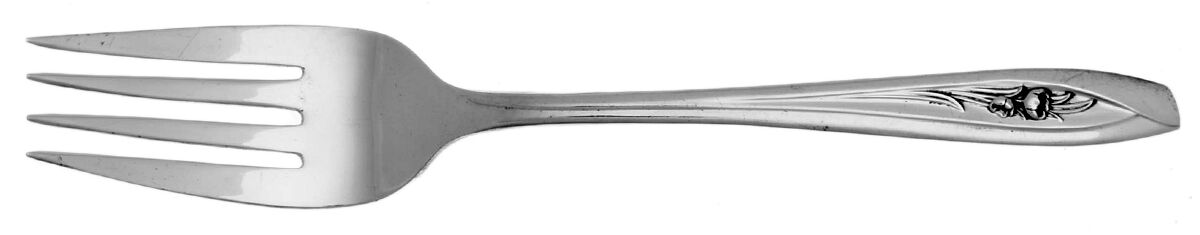 Silver Tulip (Silverplate, 1956) Individual Salad Fork by International Silver-1