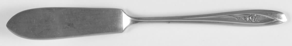 Silver Tulip (Silverplate, 1956) Flat Handle Master Butter Knife by International Silver-1