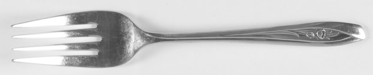 Silver Tulip (Silverplate, 1956) Individual Salad Fork by International Silver-1