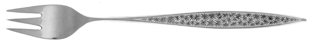 Snowflake (Sterling, 1966) Cocktail/Seafood Fork by International Silver-1