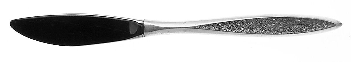 Snowflake (Sterling, 1966) Modern Hollow Butter Spreader (Stainless) by International Silver-1
