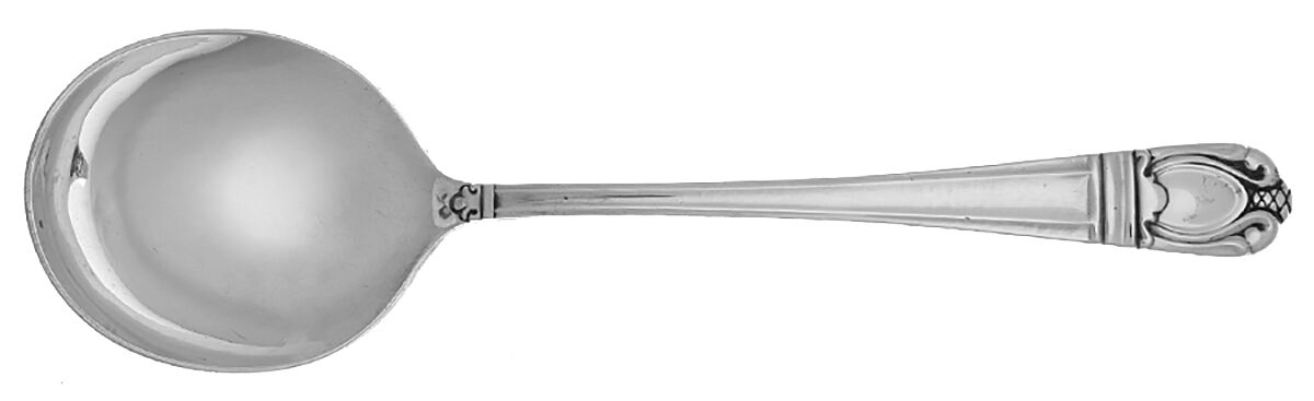 Sonja (Sterling, 1937, No Monograms) Round Bowl Soup Spoon (Gumbo) by International Silver-1