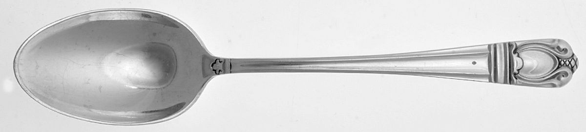 Sonja (Sterling, 1937, No Monograms) Dessert/Oval Soup Spoon by International Silver-1