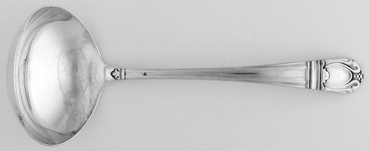 Sonja (Sterling, 1937, No Monograms) Solid Gravy Ladle by International Silver-1