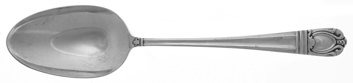 Sonja (Sterling, 1937, No Monograms) Tablespoon (Serving Spoon) by International Silver-1