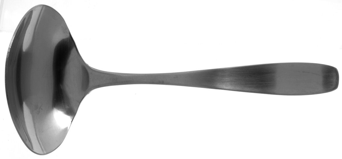 Sophisticate (Stainless, Satin Handle) Solid Gravy Ladle by International Silver-1