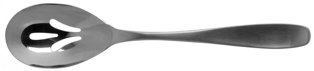 Sophisticate (Stainless, Satin Handle) Pierced Tablespoon (Serving Spoon) by International Silver-1