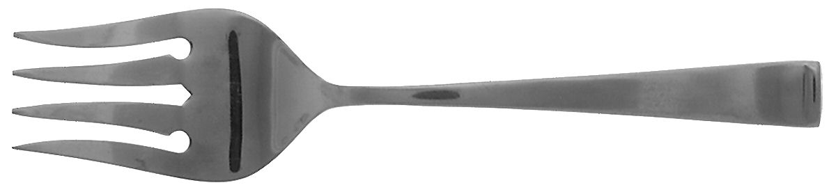 Sophisticate (Stainless) Medium Solid Cold Meat Serving Fork by International Silver-1