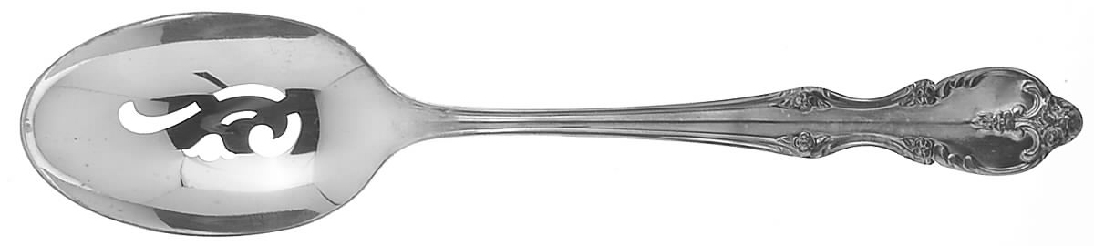 Southern Splendor (Silverplate, 1962) Pierced Tablespoon (Serving Spoon) by International Silver-1
