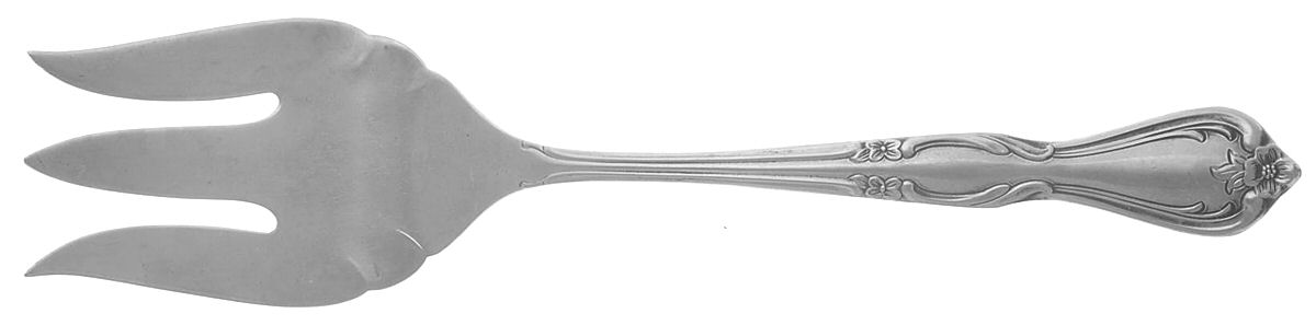 Southern Splendor (Stainless) Medium Solid Cold Meat Serving Fork by International Silver-1