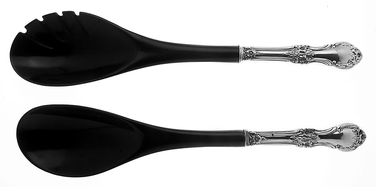Southern Treasure (Sterling, 1953) Plastic Bowl 2-Piece Salad Set by International Silver-1