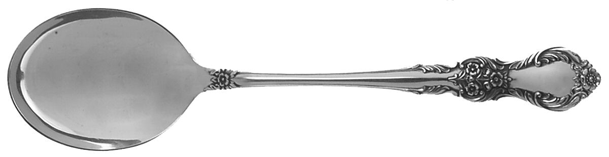 Southern Treasure (Sterling, 1953) Round Bowl Soup Spoon (Cream Soup) by International Silver-1