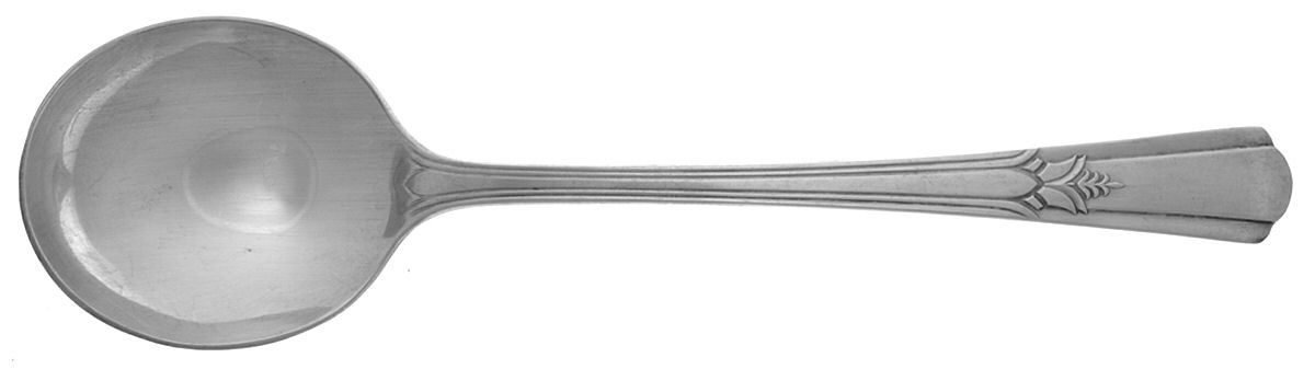 Sovereign (Silverplate, 1939) Round Bowl Soup Spoon (Gumbo) by International Silver-1