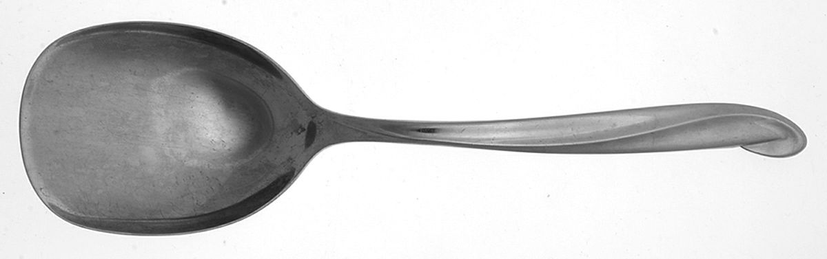 Space (Stainless) Solid Smooth Casserole Spoon by International Silver-1