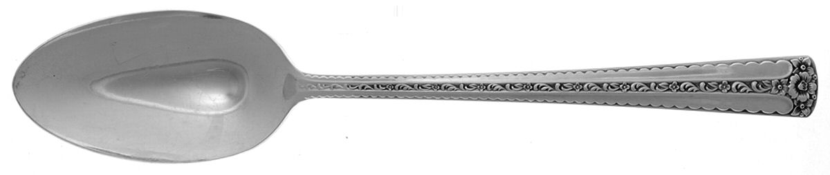 Spring Bouquet (Silverplate, 1954) Tablespoon (Serving Spoon) by International Silver-1
