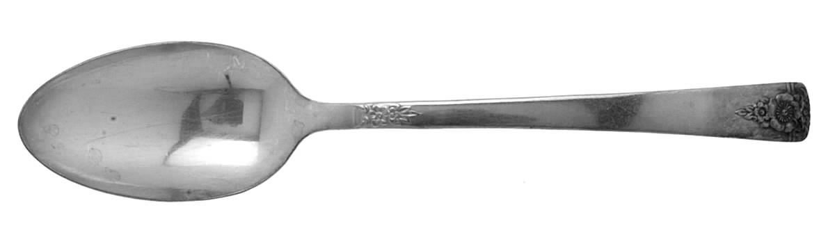 Spring Charm Silver (Silverplate, 1950) Tablespoon (Serving Spoon) by International Silver-1
