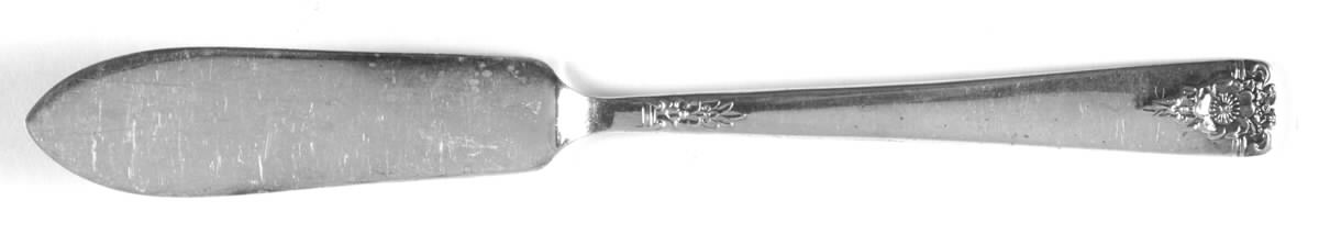 Spring Charm Silver (Silverplate, 1950) Flat Handle Master Butter Knife by International Silver-1