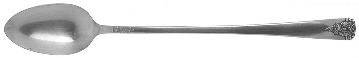 Spring Charm Silver (Silverplate, 1950) Iced Tea Spoon by International Silver-1