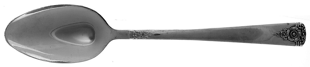 Spring Charm Silver (Silverplate, 1950) Place/Oval Soup Spoon by International Silver-1