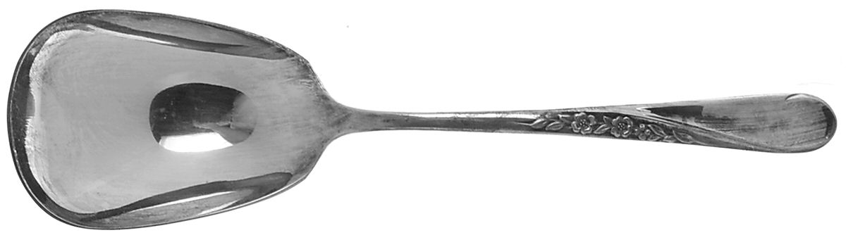 Spring Flower (Silverplate, 1956) Solid Smooth Casserole Spoon by International Silver-1