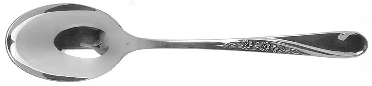 Spring Flower (Silverplate, 1956) Place/Oval Soup Spoon by International Silver-1