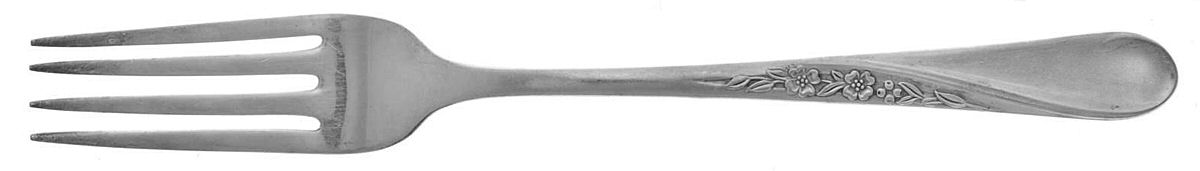Spring Flower (Silverplate, 1956) Youth Fork by International Silver-1
