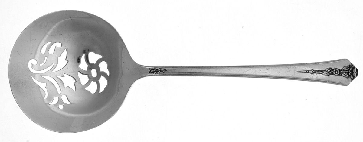 Spring Garden (Silverplate, 1949) Tomato Server, Solid Piece by International Silver-1