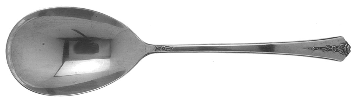 Spring Garden (Silverplate, 1949) Solid Smooth Casserole Spoon by International Silver-1