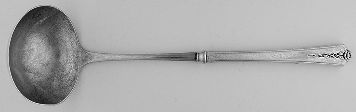 Spring Garden (Silverplate, 1949) Punch Ladle with Silverplate Bowl by International Silver-1