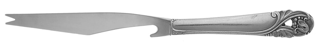Spring Glory (Sterling, 1942, No Monograms) Bar Knife Serving with Stainless Blade HC by International Silver-1