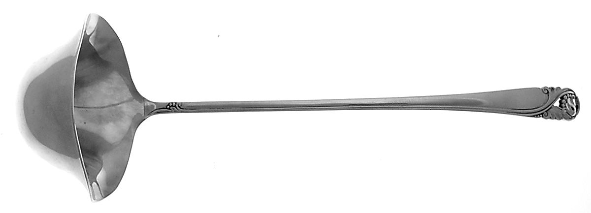 Spring Glory (Sterling, 1942, No Monograms) Small Solid Soup Ladle by International Silver-1
