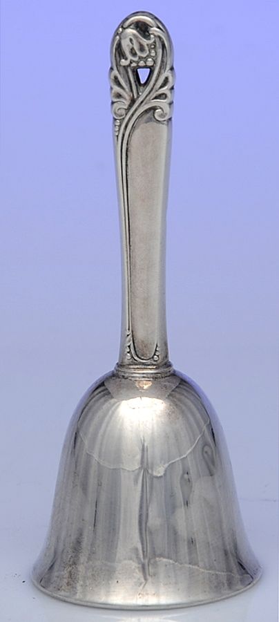 Spring Glory (Sterling, 1942, No Monograms) Bell (w/Silverplate Bowl) by International Silver-1