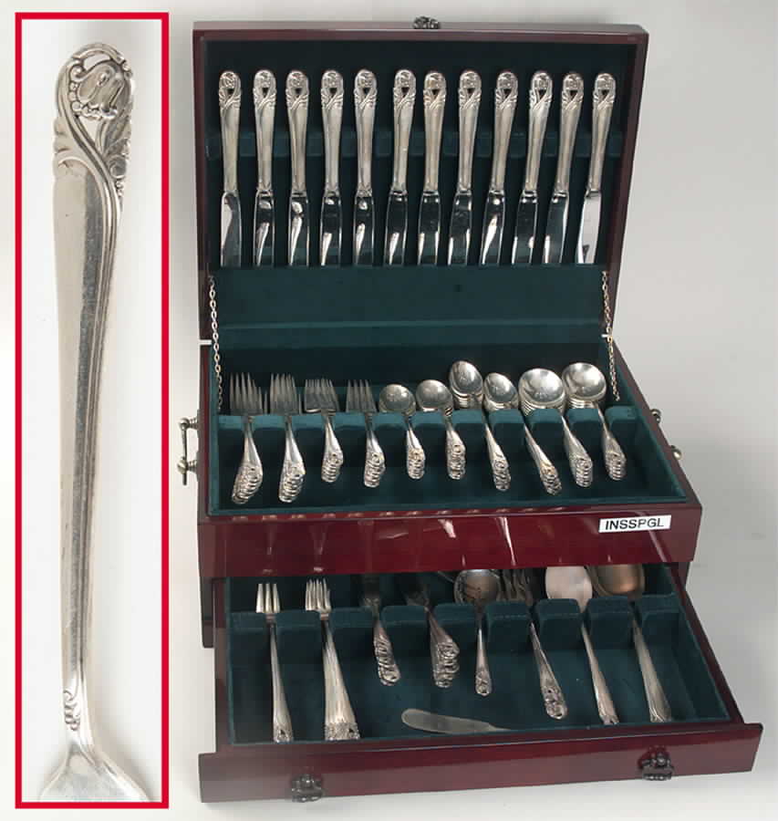 Spring Glory (Sterling, 1942, No Monograms) 104 Piece Set by International Silver-1