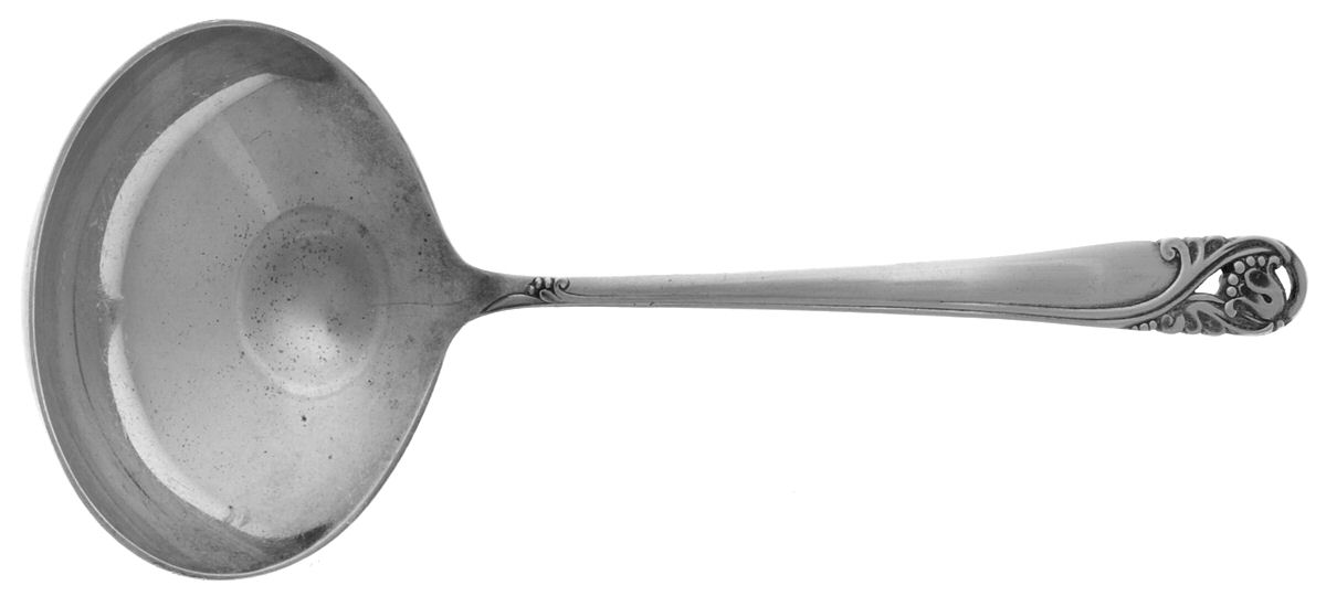 Spring Glory (Sterling, 1942, No Monograms) Ladle-Cream/Solid Piece-Small by International Silver-1