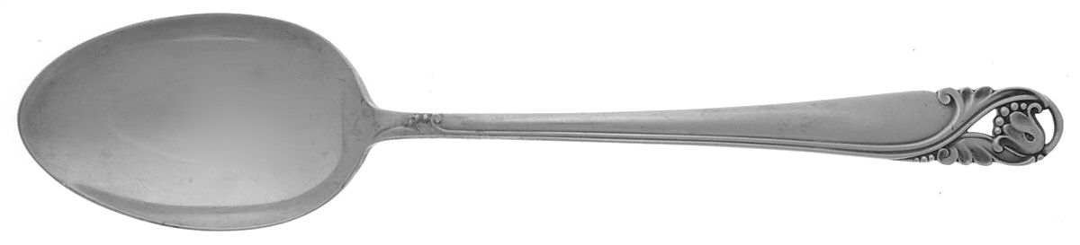 Spring Glory (Sterling, 1942, No Monograms) Tablespoon (Serving Spoon) by International Silver-1