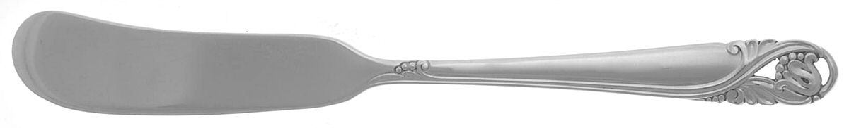 Spring Glory (Sterling, 1942, No Monograms) Flat Handle Butter Spreader by International Silver-1