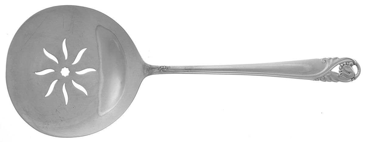 Spring Glory (Sterling, 1942, No Monograms) Tomato Server, Solid Piece by International Silver-1
