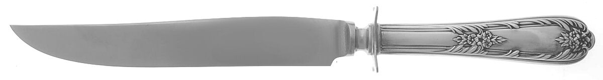Splendor (Sterling, 1939, No Monograms) Small Steak Carving Knife with Stainless Blade by International Silver-1