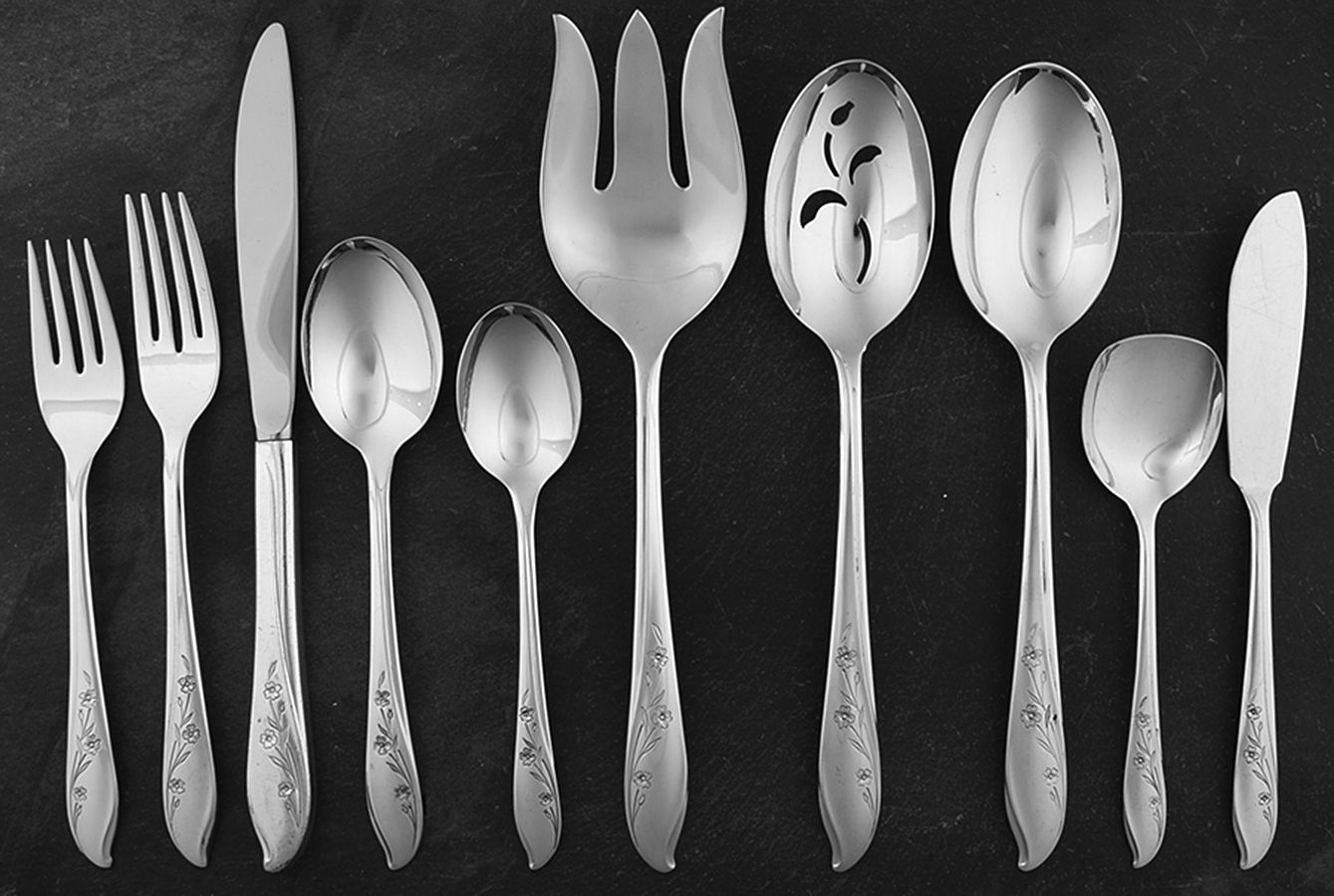 Springtime (Silverplate, 1957) 45 Piece Starter Set by International Silver-1