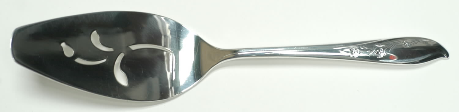 Springtime (Silverplate, 1957) Solid Pierced Pie Server by International Silver-1