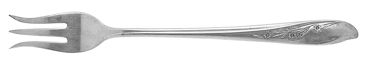 Springtime (Silverplate, 1957) Short Handle Pickle/Olive Fork by International Silver-1