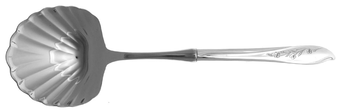 Springtime (Silverplate, 1957) Casserole Spoon with Stainless Shell Bowl by International Silver-1