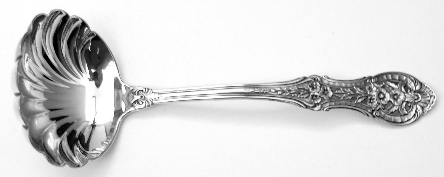 Springtime (Sterling, 1935) Solid Gravy Ladle by International Silver-1