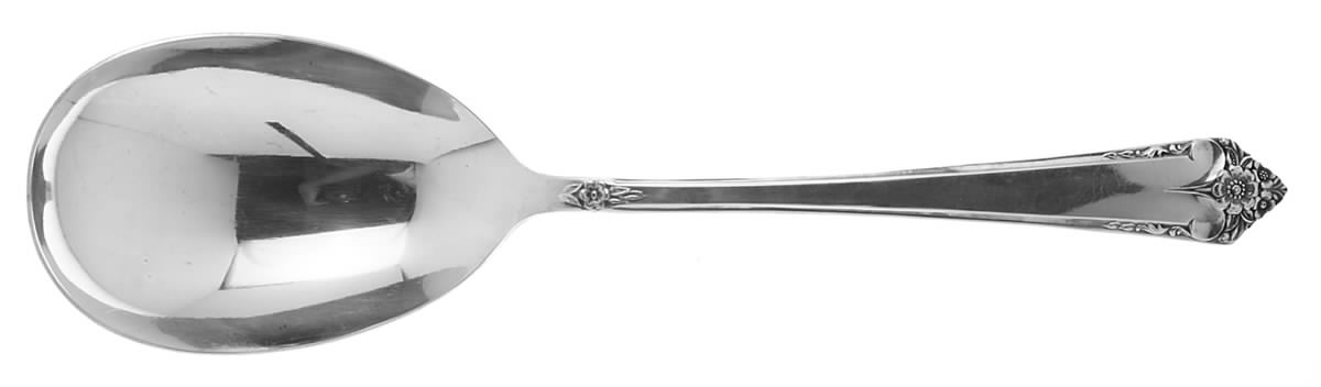 Starlight (Silverplate, 1950) Solid Smooth Casserole Spoon by International Silver-1