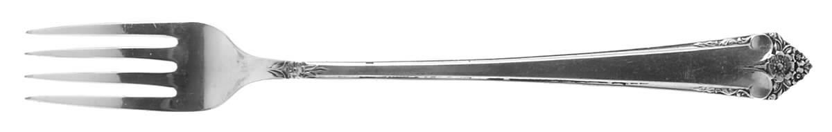 Starlight (Silverplate, 1950) Grille Fork (Viande) by International Silver-1
