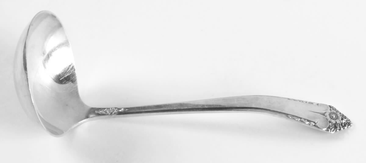 Starlight (Silverplate, 1950) Solid Gravy Ladle by International Silver-1
